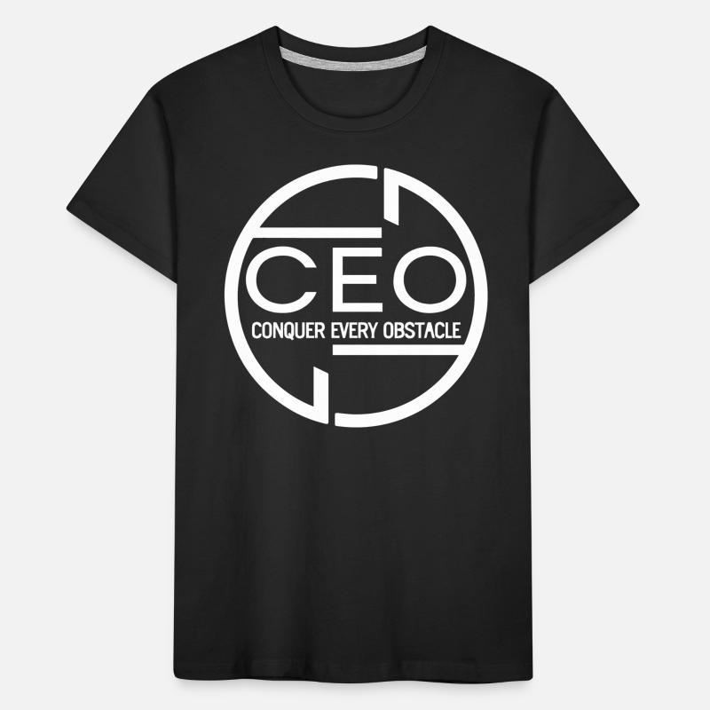 CEO: Conquer Every Obstacle Kids' Premium Organic T-Shirt