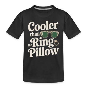 Ring Dude Wedding Ceremony Ring Guy - Kids' Premium Organic T-Shirt - black - Front