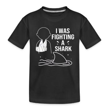 Fracture de l’os du bras - T-shirt bio Premium Enfant - noir - Devant