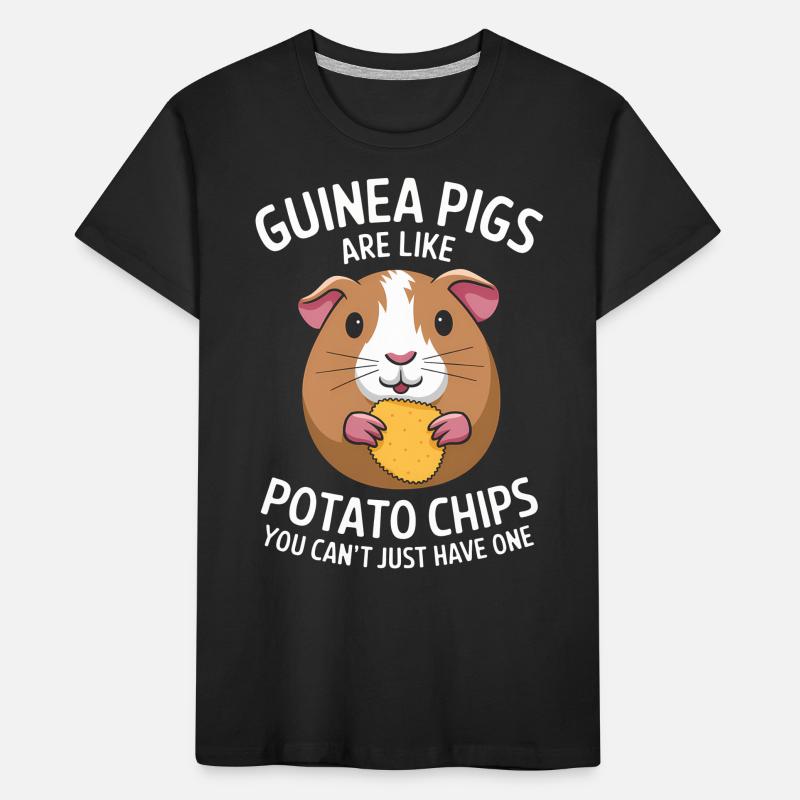 Dicton de cochon d’Inde, Cadeau de cochon d’Inde T-shirt bio Premium Enfant