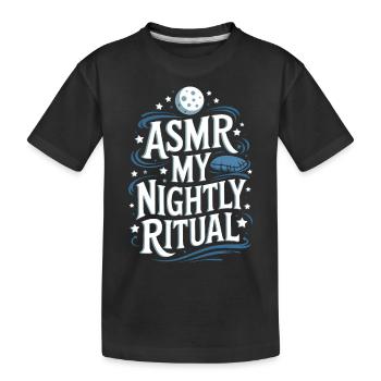 Dire ASMR déclenche des picotements Drôle Cadeau ASMR - T-shirt bio Premium Enfant - noir - Devant