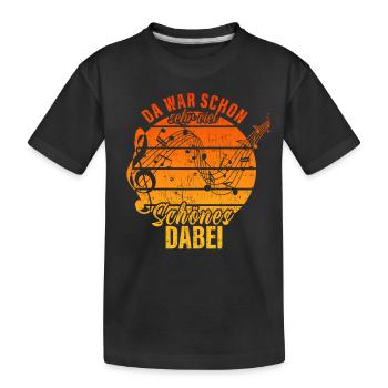 A lot of beautiful things with it: Choir director, music teacher - Kids' Premium Organic T-Shirt - black - Front