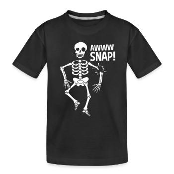 Fracture de l’os du bras - T-shirt bio Premium Enfant - noir - Devant