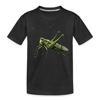 Grillen Grille - Kinder Premium Bio T-Shirt - Schwarz - Vorne