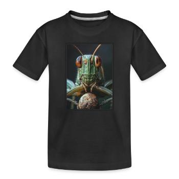 Grillen Grille - Kinder Premium Bio T-Shirt - Schwarz - Vorne