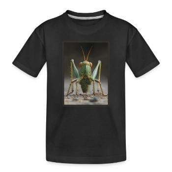 Grillen Grille - Kinder Premium Bio T-Shirt - Schwarz - Vorne