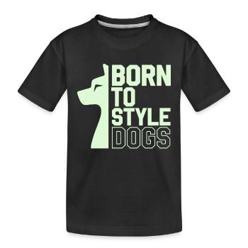 Passionné de soins pour chiens Soins et soins pour chiens - T-shirt bio Premium Enfant - noir - Devant