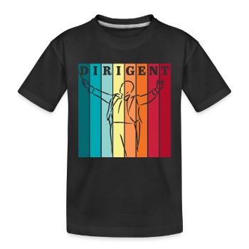 Conductor Characteristics Conductor Music Teacher - Kids' Premium Organic T-Shirt - black - Front