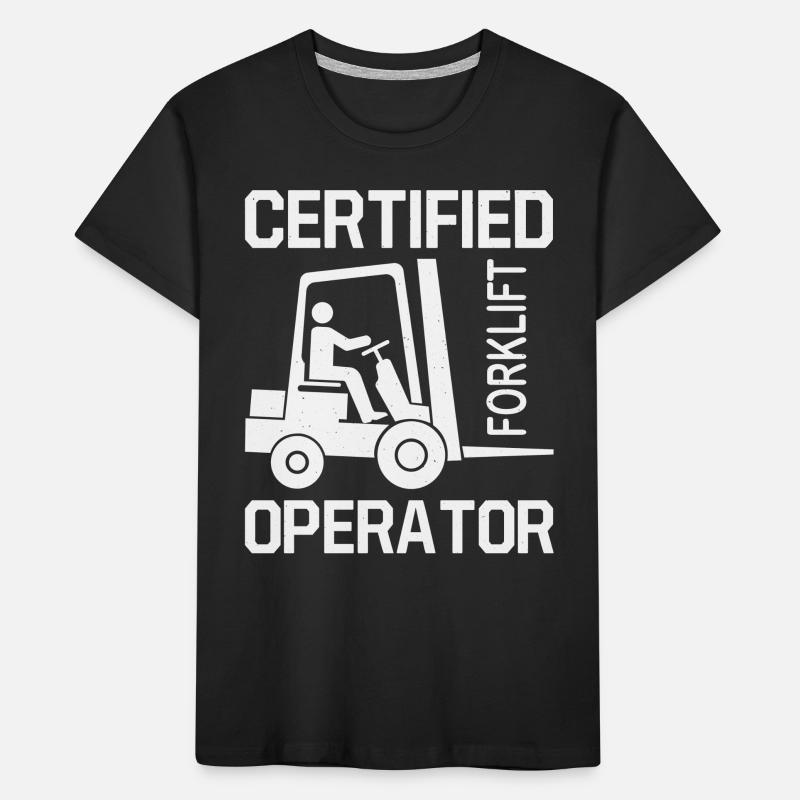 Gabelstaplerfahrer Gabelstaplerfahrer Kinder Premium Bio T-Shirt