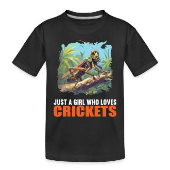Grillen Grille - Kinder Premium Bio T-Shirt - Schwarz - Vorne