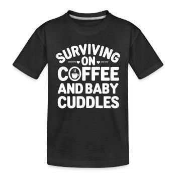 Elternschafts-humor Neue Väter Haben Zum Ersten - Kinder Premium Bio T-Shirt - Schwarz - Vorne