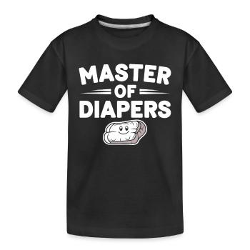Elternschafts-humor Neue Väter Haben Zum Ersten - Kinder Premium Bio T-Shirt - Schwarz - Vorne