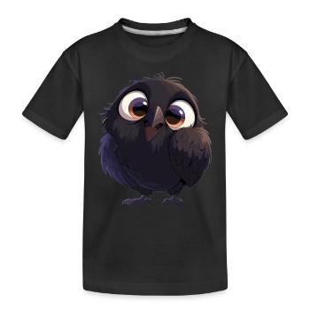 Corbeaux Corbeaux - T-shirt bio Premium Enfant - noir - Devant
