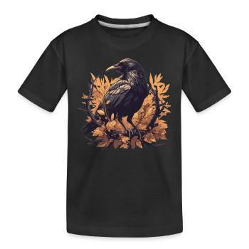 Corbeaux Corbeaux - T-shirt bio Premium Enfant - noir - Devant