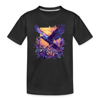 Corbeaux Corbeaux - T-shirt bio Premium Enfant - noir - Devant