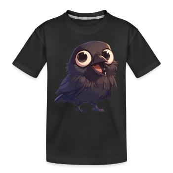Corbeaux Corbeaux - T-shirt bio Premium Enfant - noir - Devant