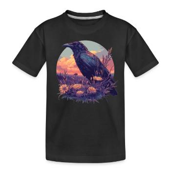 Corbeaux Corbeaux - T-shirt bio Premium Enfant - noir - Devant