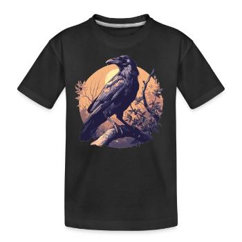Corbeaux Corbeaux - T-shirt bio Premium Enfant - noir - Devant