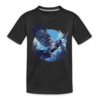 Corbeaux Corbeaux - T-shirt bio Premium Enfant - noir - Devant