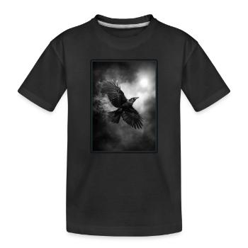Corbeaux Corbeaux - T-shirt bio Premium Enfant - noir - Devant