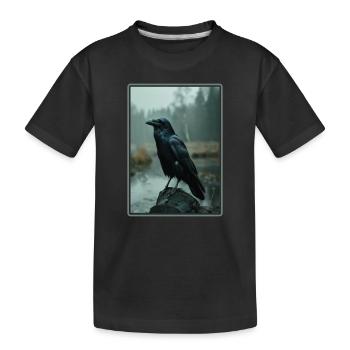 Corbeaux Corbeaux - T-shirt bio Premium Enfant - noir - Devant