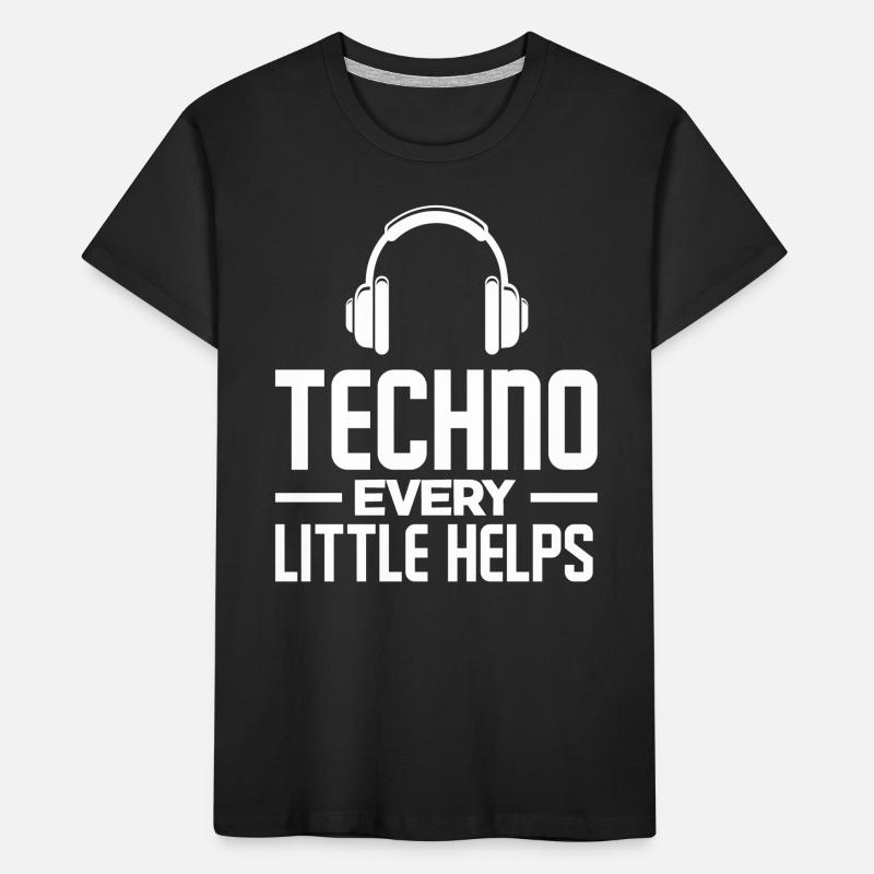 Amateur de techno : chaque petit geste compte T-shirt bio Premium Enfant