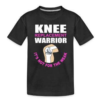 Chirurgie du genou - T-shirt bio Premium Enfant - noir - Devant