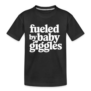 Parenthood humor New fathers have for the first time - Kids' Premium Organic T-Shirt - black - Front