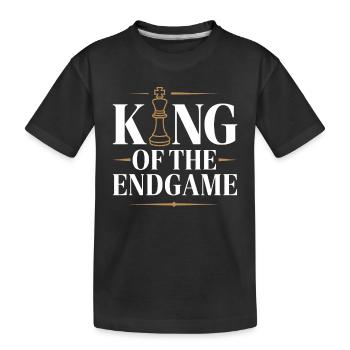 Chess Revival Movement Chess Lover Strategic - Kinder Premium Bio T-Shirt - Schwarz - Vorne