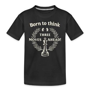 Chess Revival Movement Chess Lover Strategic - Kinder Premium Bio T-Shirt - Schwarz - Vorne