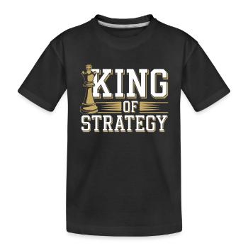 Mouvement de renaissance des échecs Chess Lover Strategic - T-shirt bio Premium Enfant - noir - Devant