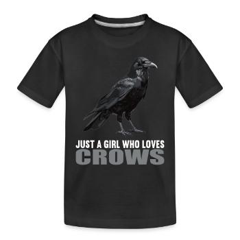 Corbeaux Corbeaux - T-shirt bio Premium Enfant - noir - Devant
