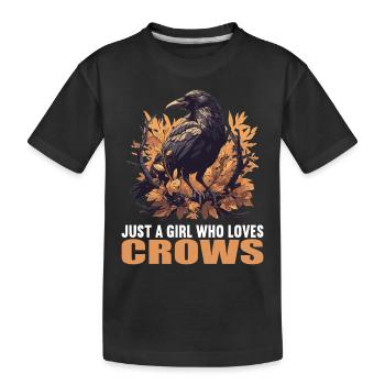 Corbeaux Corbeaux - T-shirt bio Premium Enfant - noir - Devant