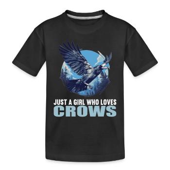 Corbeaux Corbeaux - T-shirt bio Premium Enfant - noir - Devant