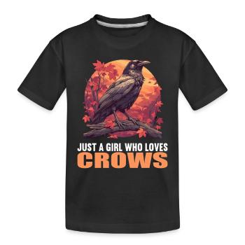 Corbeaux Corbeaux - T-shirt bio Premium Enfant - noir - Devant
