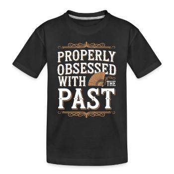 History fans from the Victorian era, - Kids' Premium Organic T-Shirt - black - Front