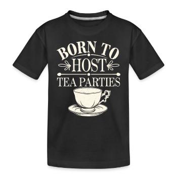 History fans from the Victorian era, - Kids' Premium Organic T-Shirt - black - Front