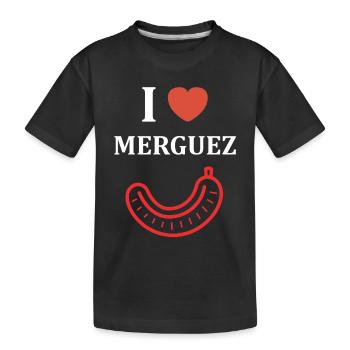 Merguez - Kids' Premium Organic T-Shirt - black - Front