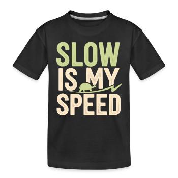 Schildkrötenpflege Für Besitzer Von - Kinder Premium Bio T-Shirt - Schwarz - Vorne