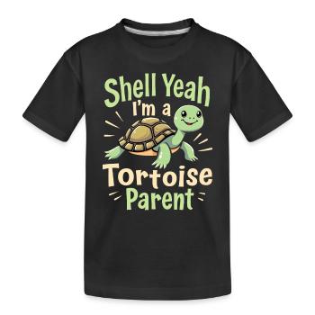 Schildkrötenpflege Für Besitzer Von - Kinder Premium Bio T-Shirt - Schwarz - Vorne