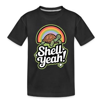 Schildkrötenpflege Für Besitzer Von - Kinder Premium Bio T-Shirt - Schwarz - Vorne