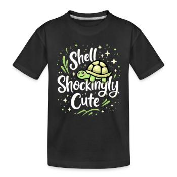 Schildkrötenpflege Für Besitzer Von - Kinder Premium Bio T-Shirt - Schwarz - Vorne