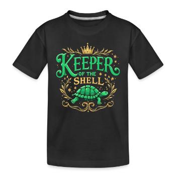 Schildkrötenpflege Für Besitzer Von - Kinder Premium Bio T-Shirt - Schwarz - Vorne