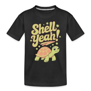 Schildkrötenpflege Für Besitzer Von - Kinder Premium Bio T-Shirt - Schwarz - Vorne