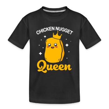 Chicken Nuggets - Kinder Premium Bio T-Shirt - Schwarz - Vorne