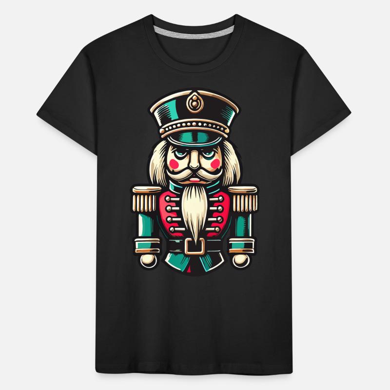 Christmas Nutcracker Illustration Kids' Premium Organic T-Shirt