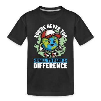 Scientifique de l’environnement, on n’est jamais trop scientifique - T-shirt bio Premium Enfant - noir - Devant