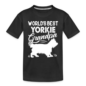 World's Best - Kids' Premium Organic T-Shirt - black - Front