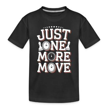 Chess Revival Movement Chess Lover Strategic - Kinder Premium Bio T-Shirt - Schwarz - Vorne
