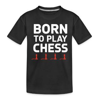 Mouvement de renaissance des échecs Chess Lover Strategic - T-shirt bio Premium Enfant - noir - Devant